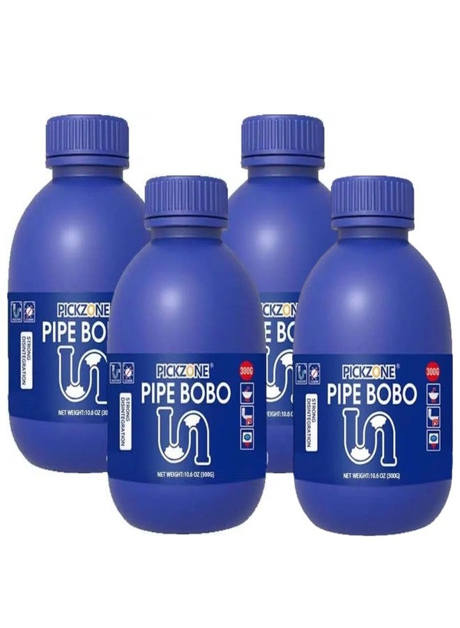 PickZone Pipe Bobo Drain Cleaner - Pipe Bobo Drain Cleaning, Powerful Unclogging, Clog Remover, Shower, Tub, Compatible with All Pipe (4Pcs, Fl Oz, 42.4) - Image 1